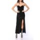 TGH VELVET GLITTER EDITH CORSET MIDI DRESS