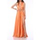 TGH ROCHIE MAXI DIN SATIN SUMMER JOY CU INEL