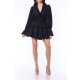 TGH CUT-OUT BACK RUFFLES MINI DRESS