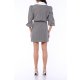 TGH COLLAGE POINTED COLLAR MINI DRESS