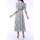 TGH ROCHIE MIDI ROSE CU GULER VICTORIAN SI PRINT