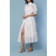 TGH ROCHIE MIDI AMOUR DIN ORGANZA CU VOLANE