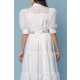 TGH ROCHIE MIDI AMOUR DIN ORGANZA CU VOLANE