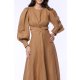 TGH LINO ROCHIE MIDI DESERT SUN CU SNURURI