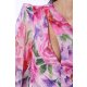 TGH ROCHIE MINI CU PRINT FLORAL SI O MANECA