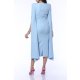 TGH ROCHIE MIDI SIMPLICITY CU MANECI LUNGI TAIATE