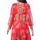 ROCHIE MIDI ROSES DREAM SI SPATE CU SNUR ZIG ZAG