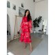 ROCHIE MIDI ROSES DREAM SI SPATE CU SNUR ZIG ZAG