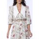 TGH LINO ROCHIE MIDI FLORAL GARDEN DREAM CU GULER ASCUTIT