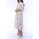TGH LINO ROCHIE MIDI FLORAL GARDEN DREAM CU GULER ASCUTIT