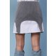 TGH STRIPES&BUTTONS BOLD WAISTBAND SKIRT