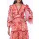 TGH ROCHIE MIDI CU MANECI LUNGI PEACHY KEEN