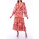 TGH ROCHIE MIDI CU MANECI LUNGI PEACHY KEEN