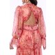 TGH ROCHIE MIDI CU MANECI LUNGI PEACHY KEEN