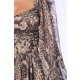 TGH  ROCHIE MINI ANIMAL PRINT CU MANECI LUNGI DECUPATE