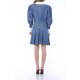 TGH ROCHIE MINI ECLIPSE DENIM CU GULER ASCUTIT