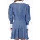 TGH ROCHIE MINI ECLIPSE DENIM CU GULER ASCUTIT