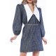 TGH ROCHIE MINI ECLIPSE DARK DENIM CU GULER ASCUTIT