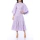TGH LINO ROCHIE MIDI CU TALIE JOASA SI VOLANE