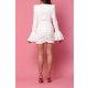 TGH ROCHIE MINI INVITING CU VOLANE LA MANSETE SI DECOLTEU IN V