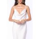 TGH ROCHIE MAXI DIN SATIN CU SPATE DESCHIS SI LANTURI