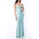 TGH ROCHIE MAXI DIN SATIN CU SPATE DESCHIS SI LANTURI